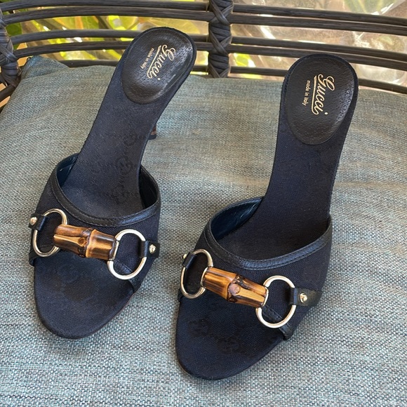 Gucci black bamboo heels - Picture 4 of 16